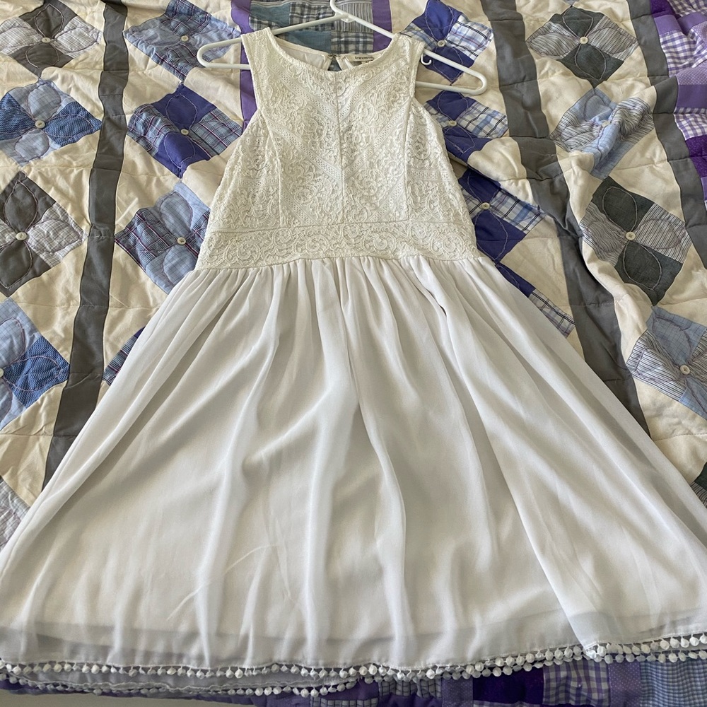 Francesca’s White Dress